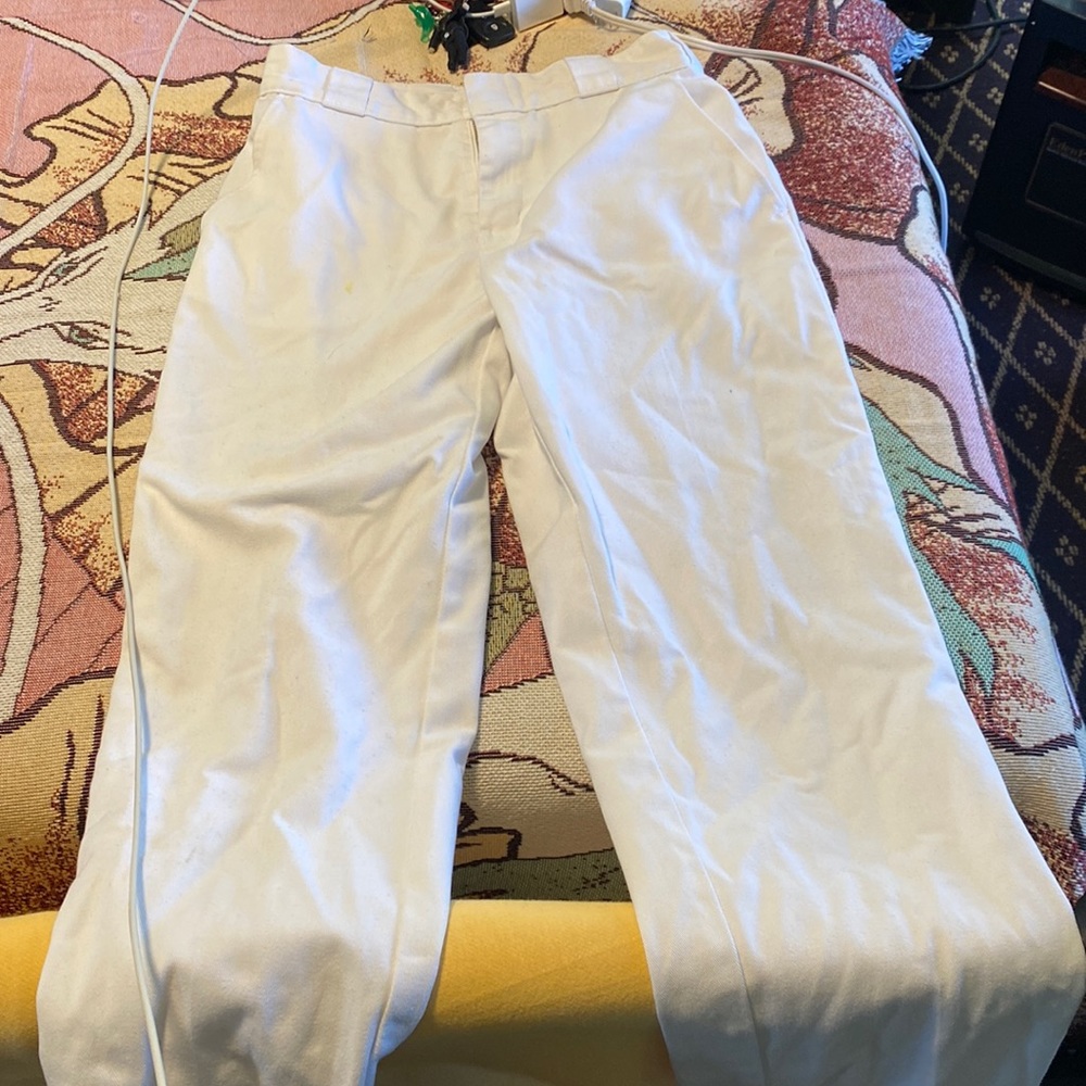 white dickies x urban outfitters pants